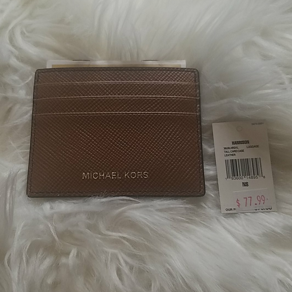 Tall Card Case Leather